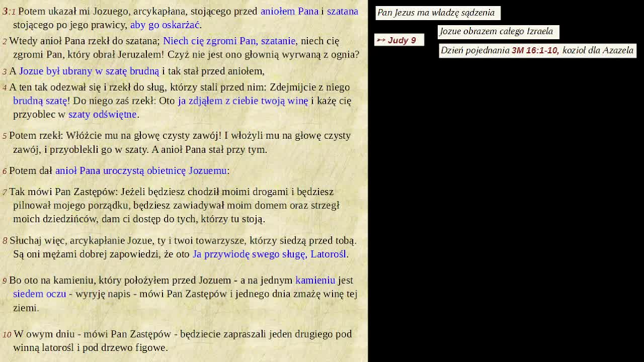 Księga Zachariasza 3 i 4
